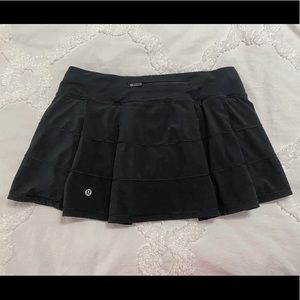 Lululemon Pace Rival Skirt - Black - Size 8